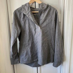 Gray Women's Hooded Top